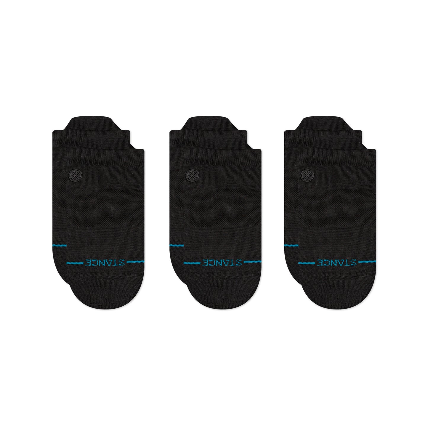 Icon Tab Socks 3 Pack - Black