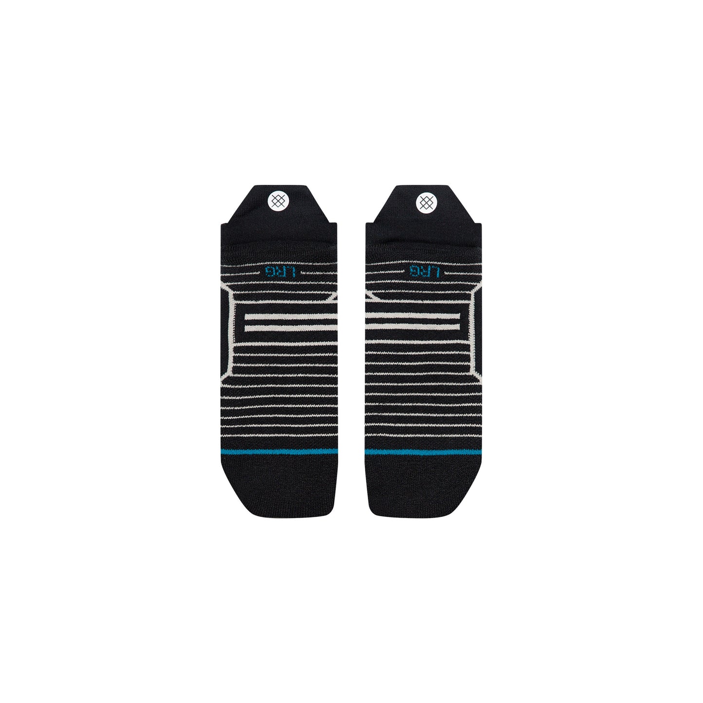 Medium Performance Golf Tab Socks - Black