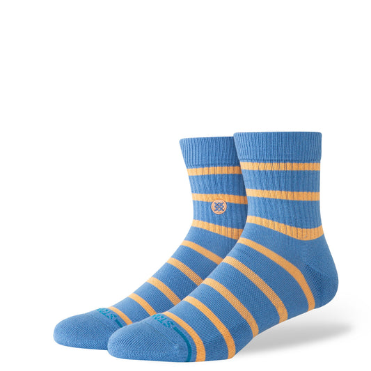 Cooper Quarter Socks - Capri Blue