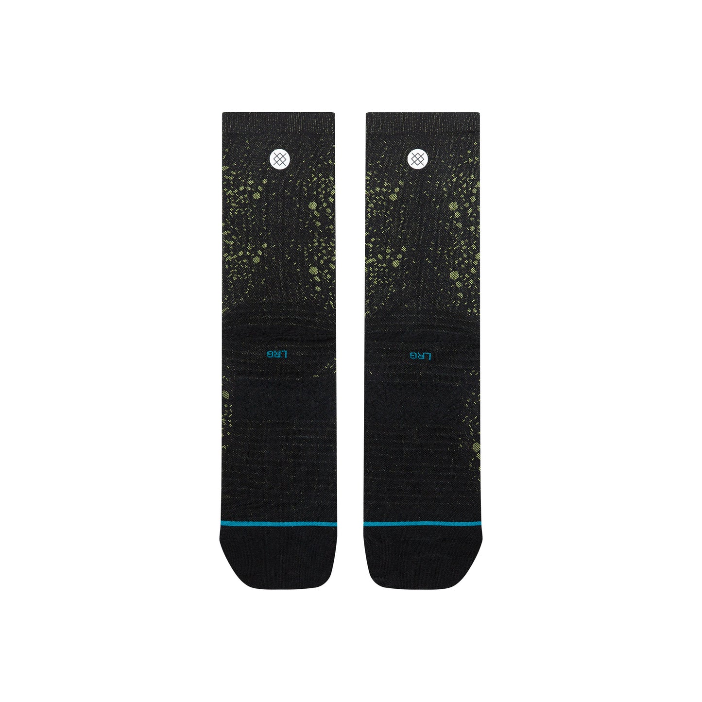 Ultralight Performance Crew Socks - Speckle Black