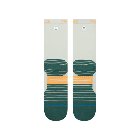 Light Performance Crew Socks - Doubled Up Teal
