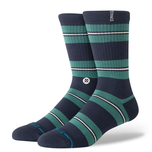Butter Blend™ Caesar Stripe Crew Socks - Green