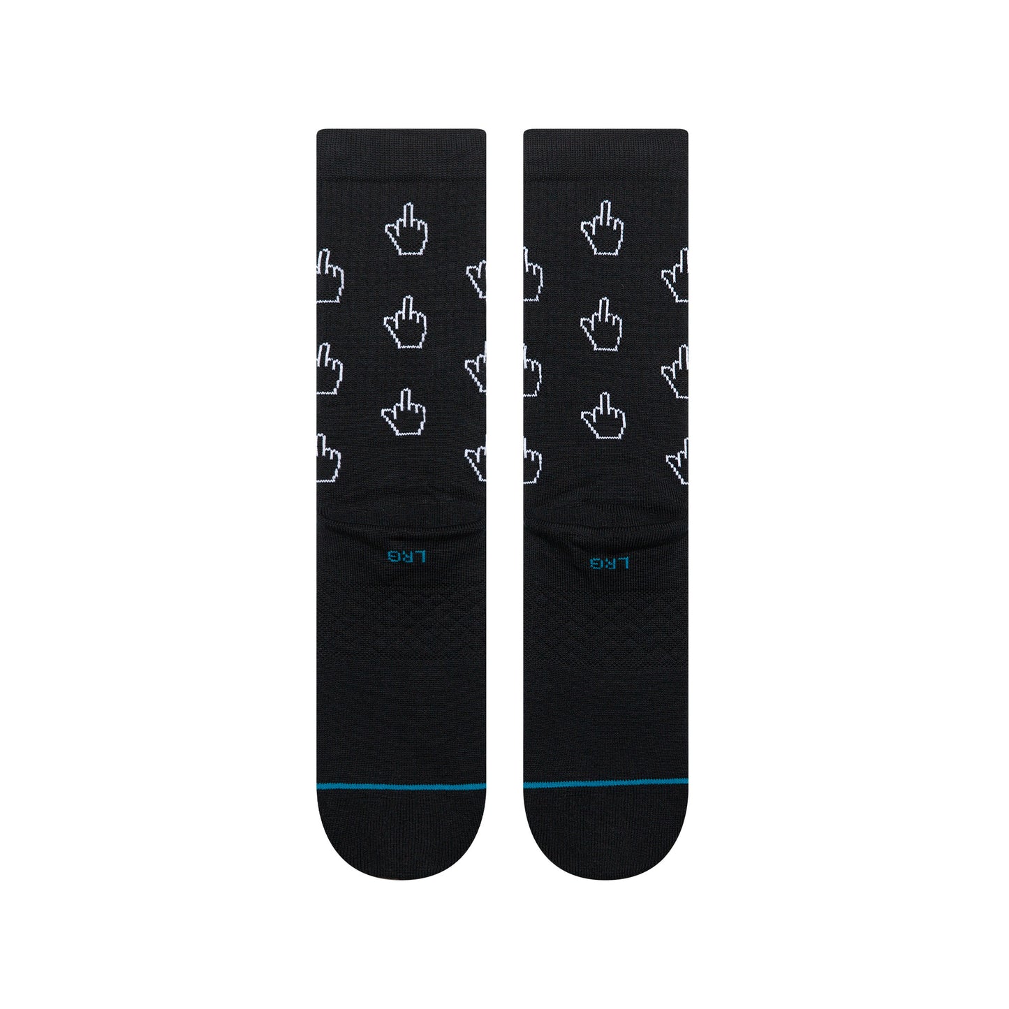 Cursor Crew Socks - Black