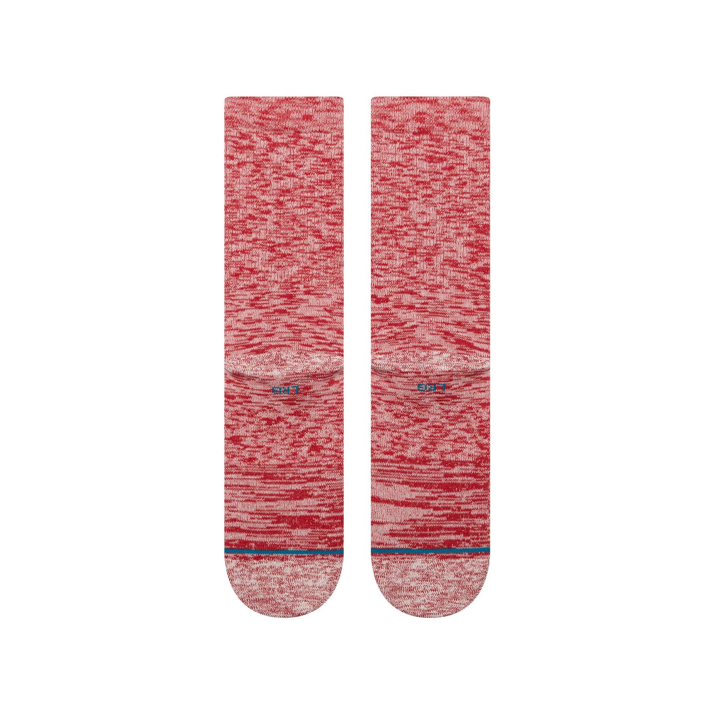 Slub Crew Socks - Red