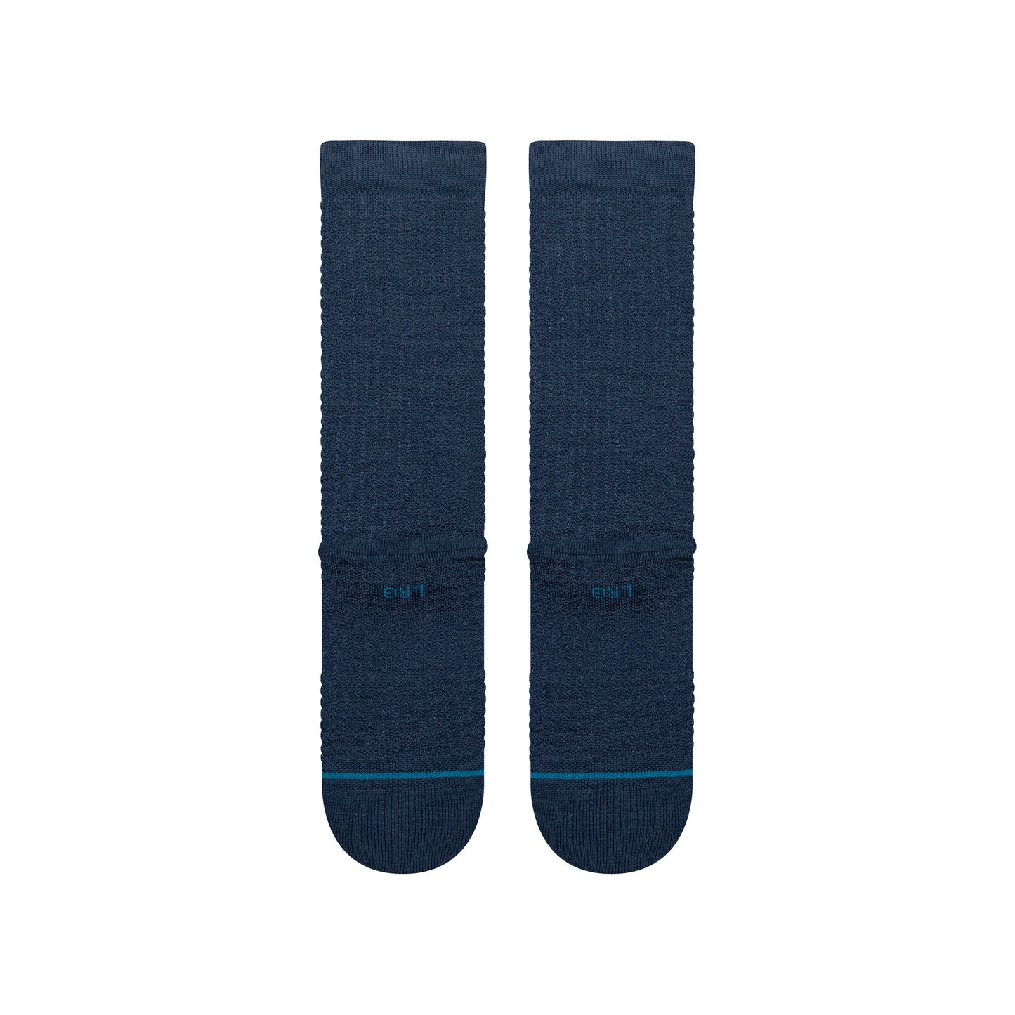 Waffle Crew Socks - Navy
