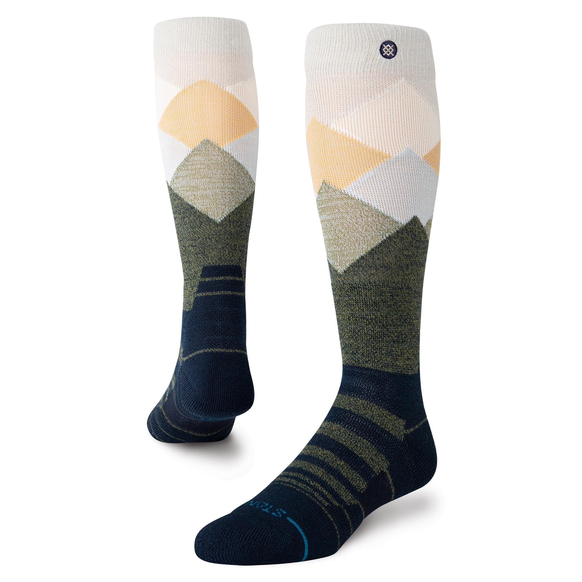 MEDIUM PERFORMANCE WOOL SNOW OTC SOCKS MISTY NAVY Stance Socks AU