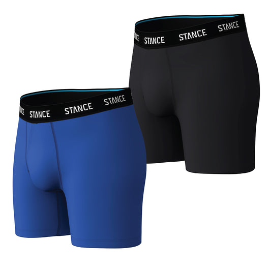 Poly Boxer Brief 2 Pack - Solid Cobalt Blue