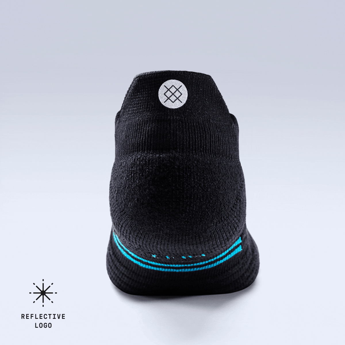LIGHT PERFORMANCE TAB SOCKS - RUN LIGHT WHITE