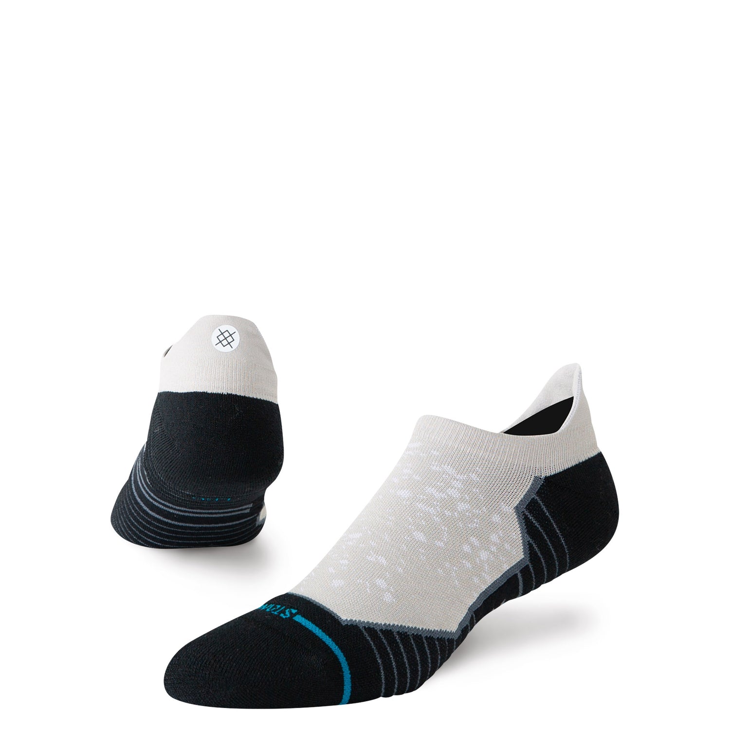 Light Performance Tab Socks - Speckle Grey