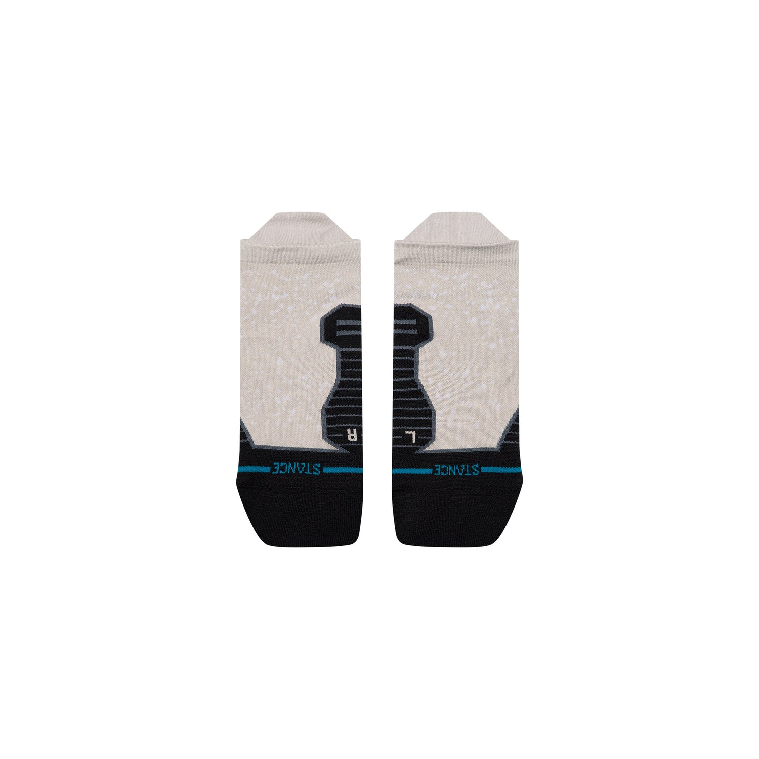 Light Performance Tab Socks - Speckle Grey