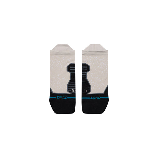 Light Performance Tab Socks - Speckle Grey