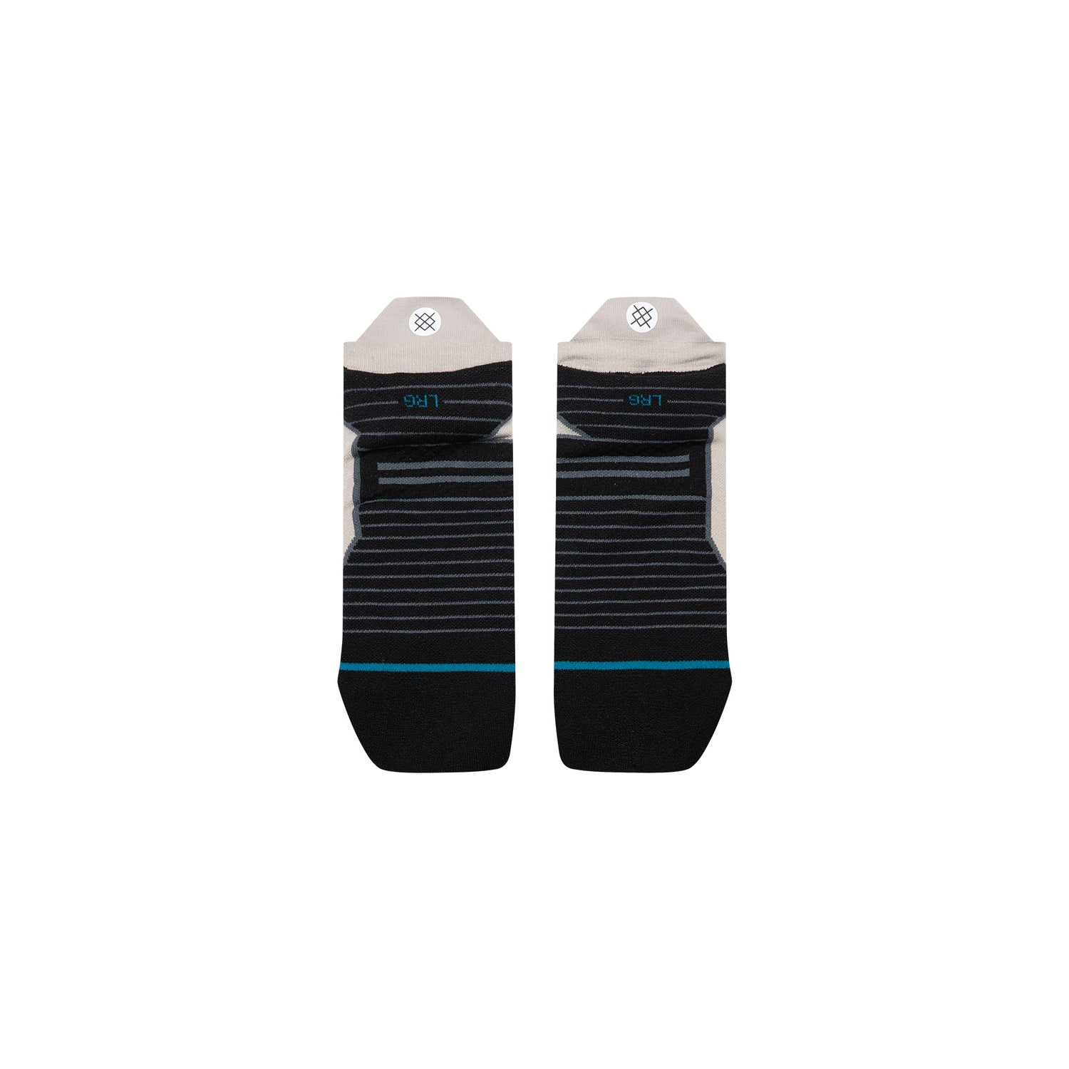 Light Performance Tab Socks - Speckle Grey