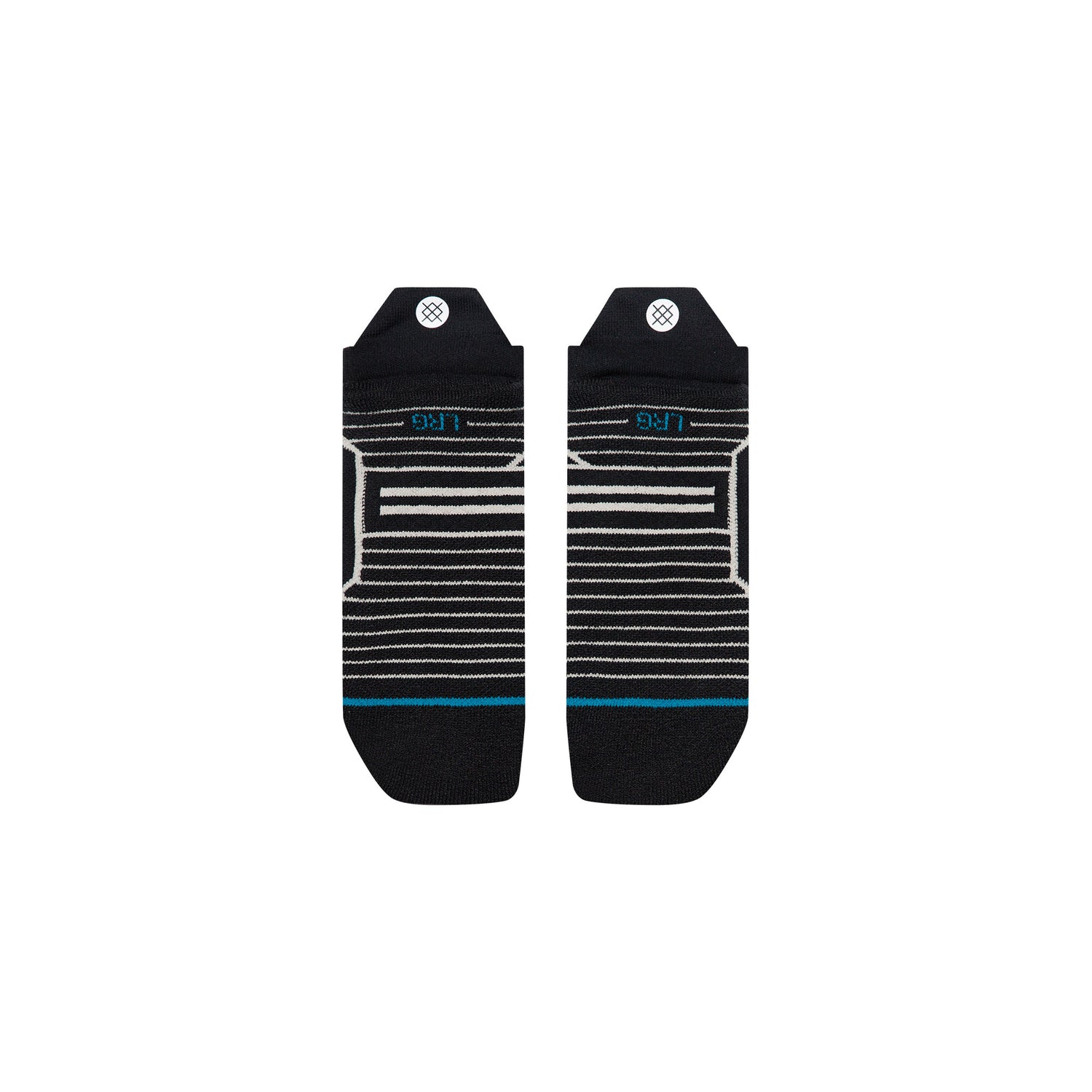 Medium Performance Golf Tab Socks - Black