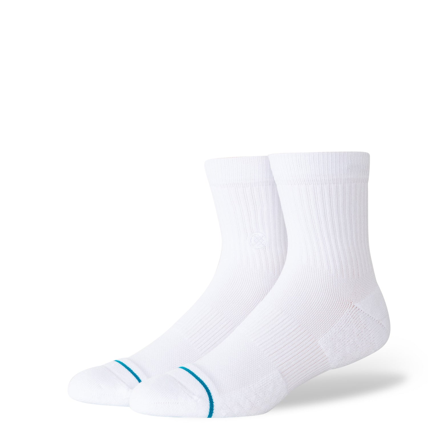 Signature Quarter Socks - White