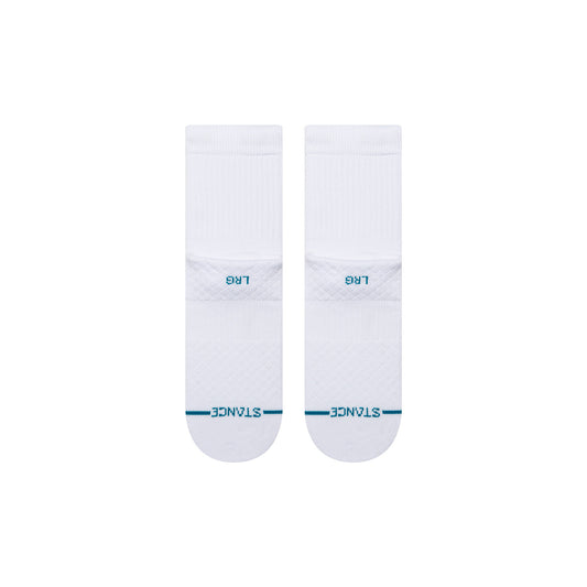 Signature Quarter Socks - White