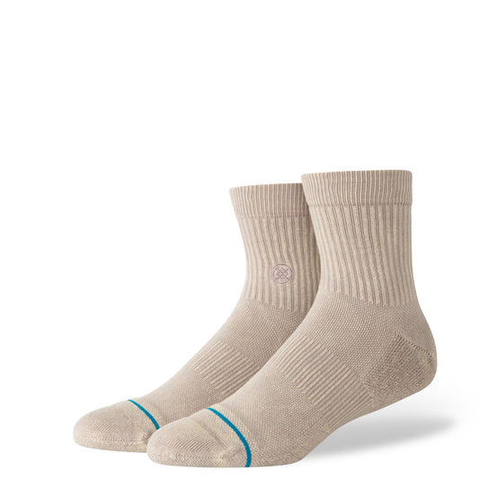 Signature Wash Quarter Socks - Strong Grey