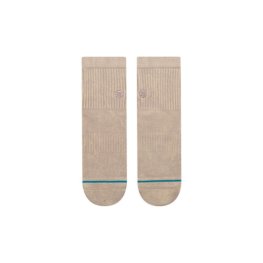 Signature Wash Quarter Socks - Strong Grey