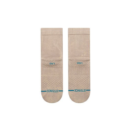 Signature Wash Quarter Socks - Strong Grey