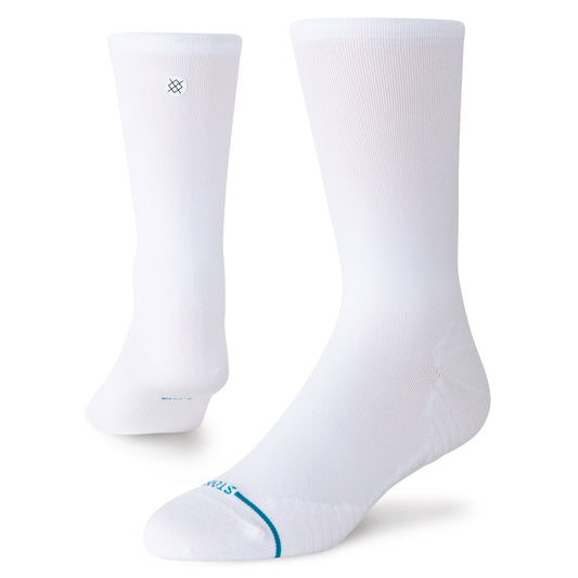 Ultralight Performance Crew Socks - Solid White