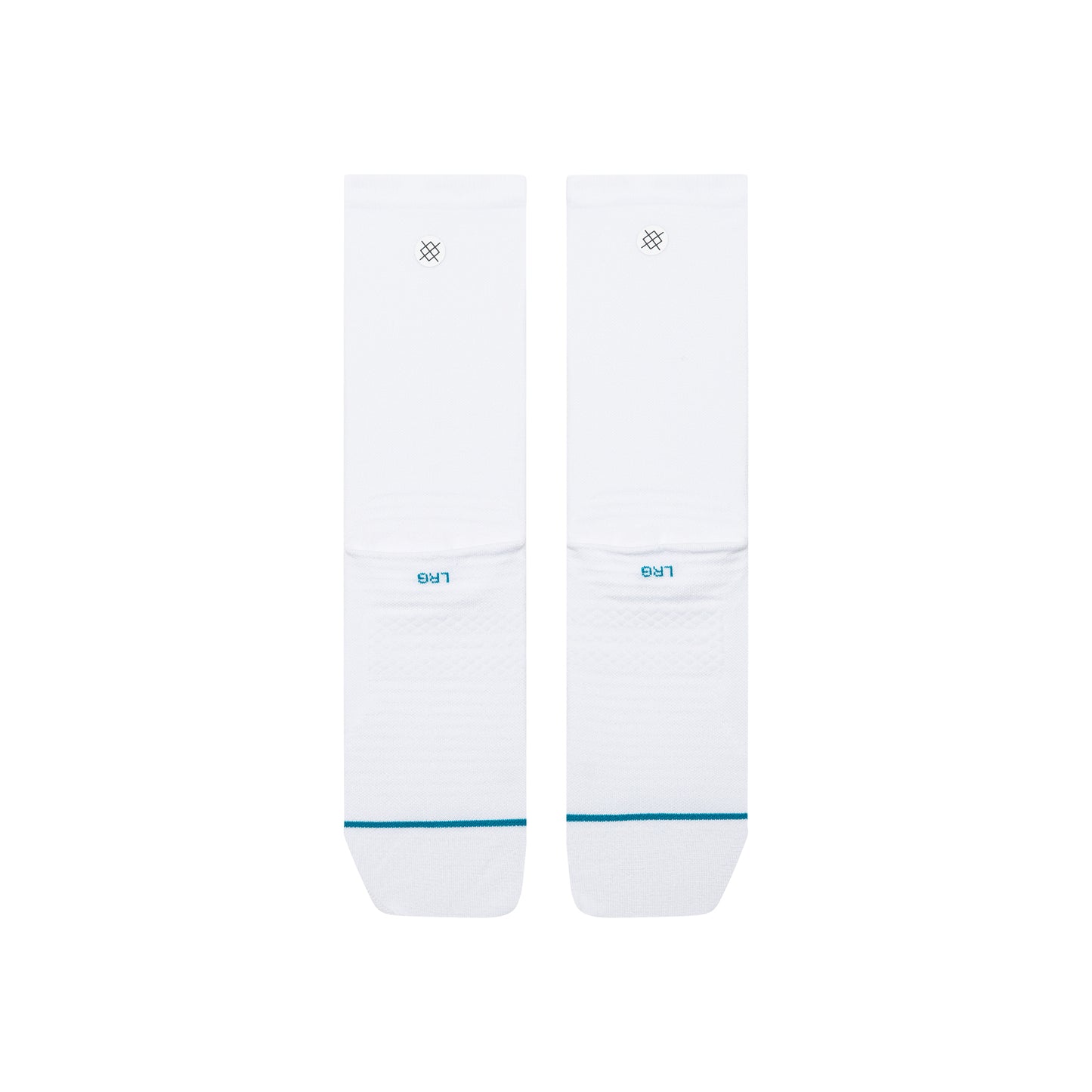 Ultralight Performance Crew Socks - Solid White