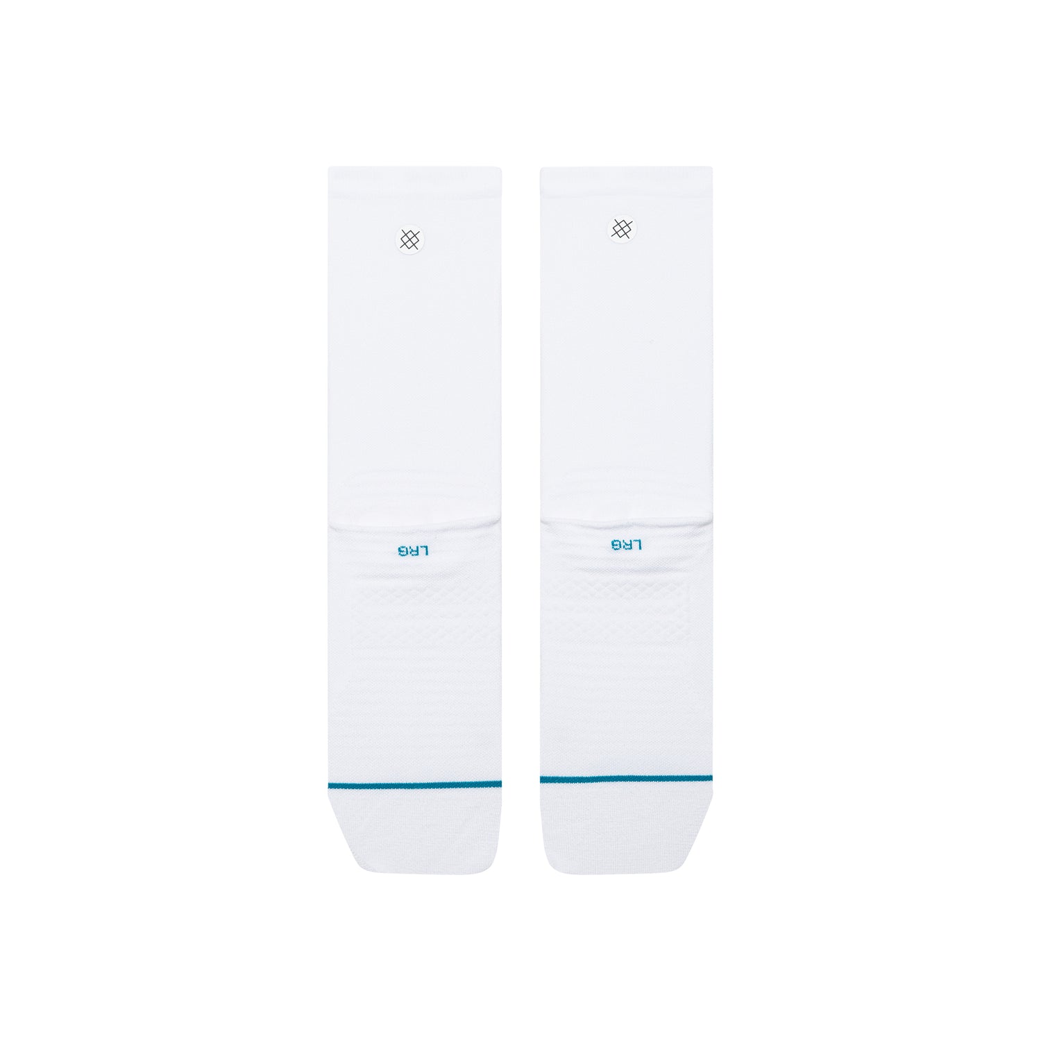 Ultralight Performance Crew Socks - Solid White