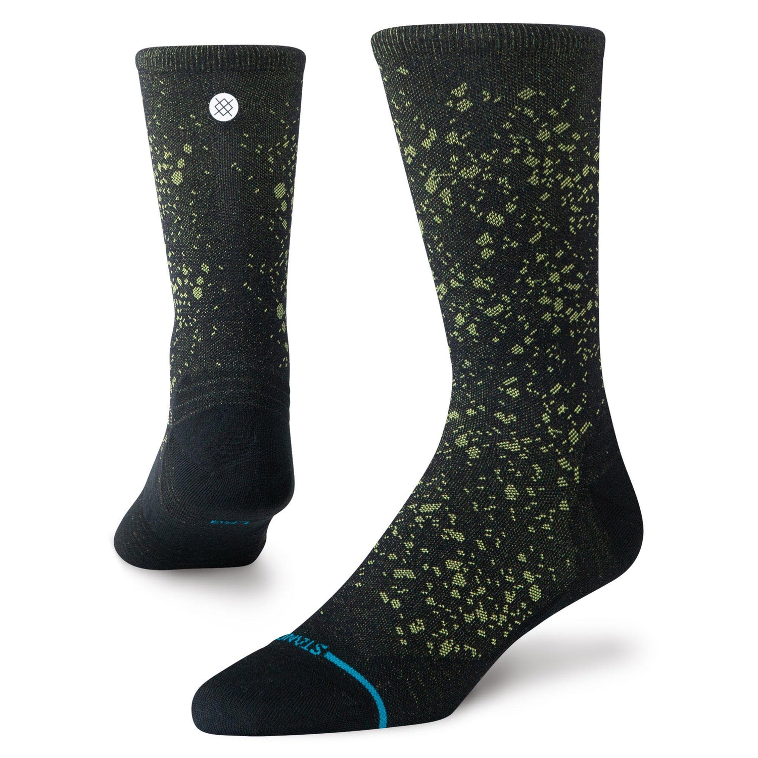 Ultralight Performance Crew Socks - Speckle Black