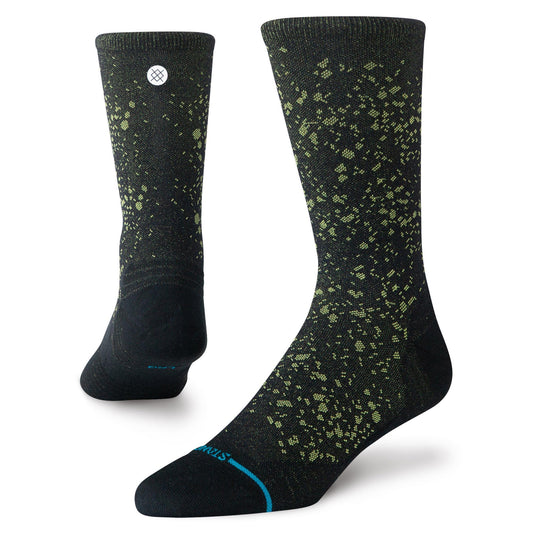 Ultralight Performance Crew Socks - Speckle Black