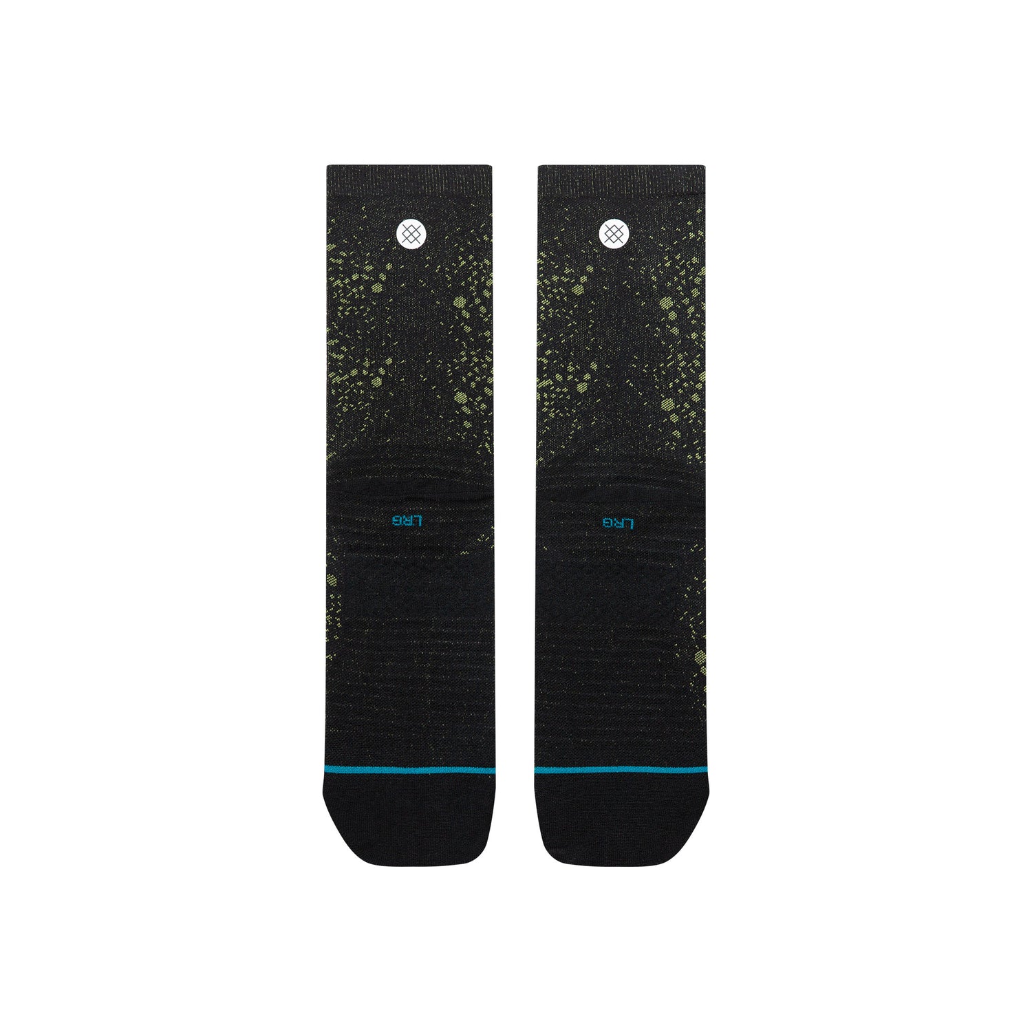 Ultralight Performance Crew Socks - Speckle Black