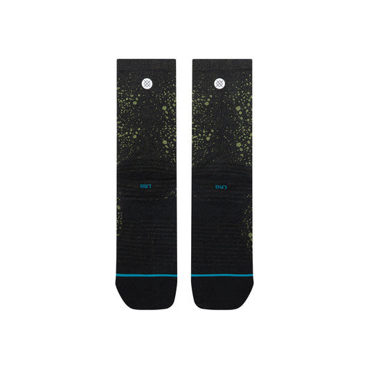 Ultralight Performance Crew Socks - Speckle Black