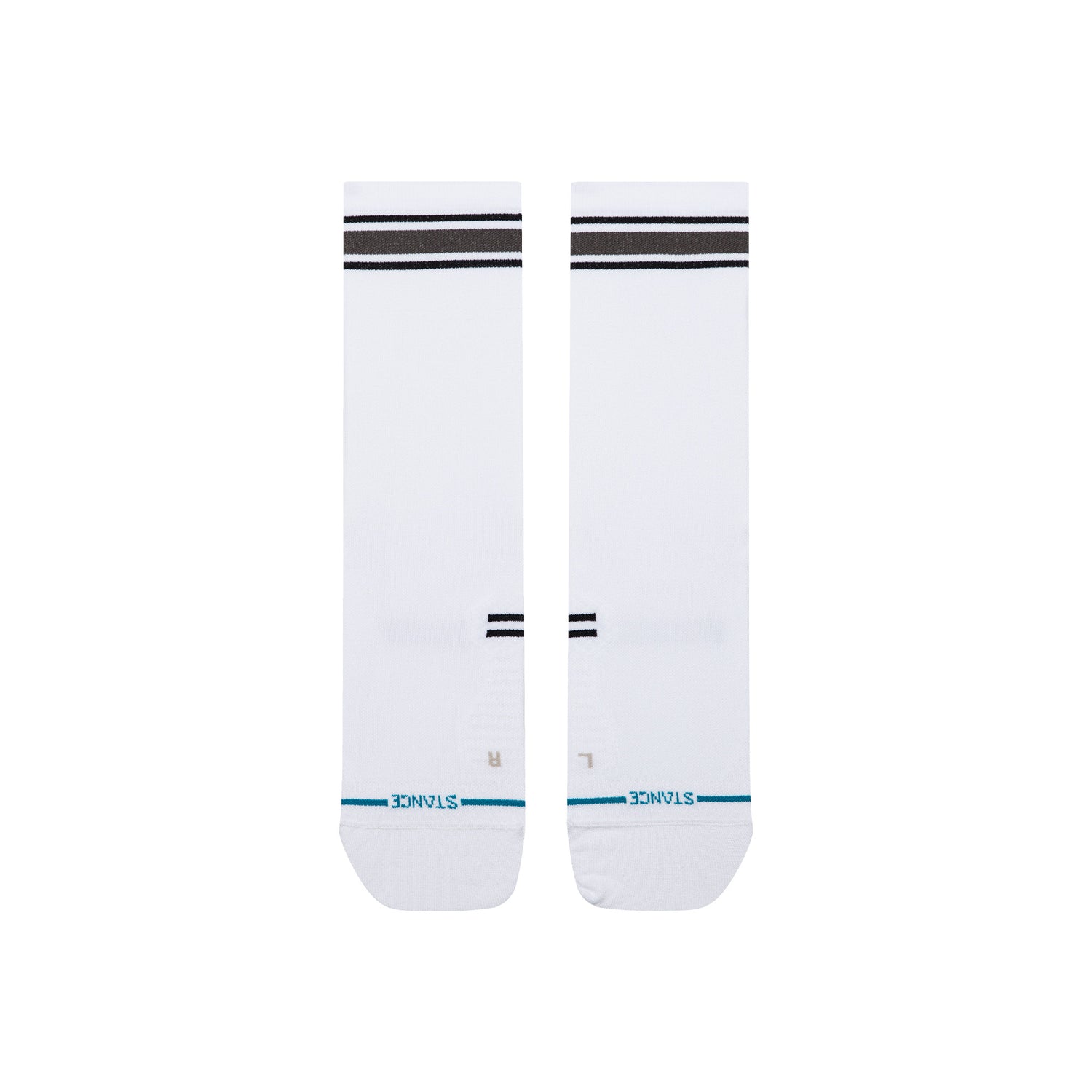 Performance Crew Socks - Boyd White / Black