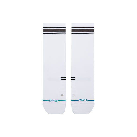 Performance Crew Socks - Boyd White / Black