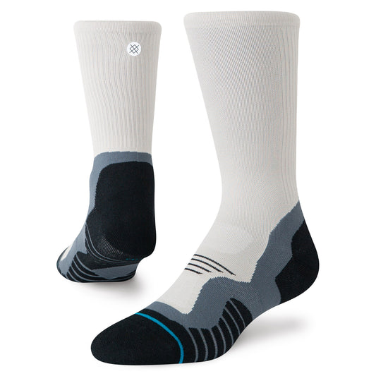 Light Performance Crew Socks - Pace Light Grey
