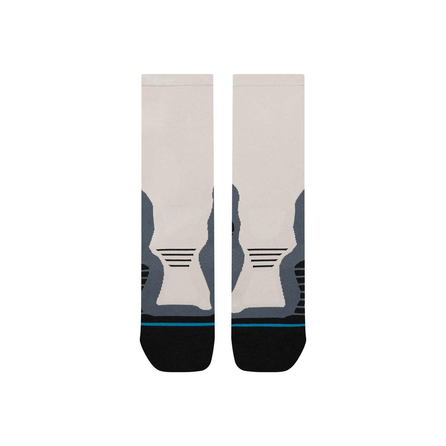 Light Performance Crew Socks - Pace Light Grey