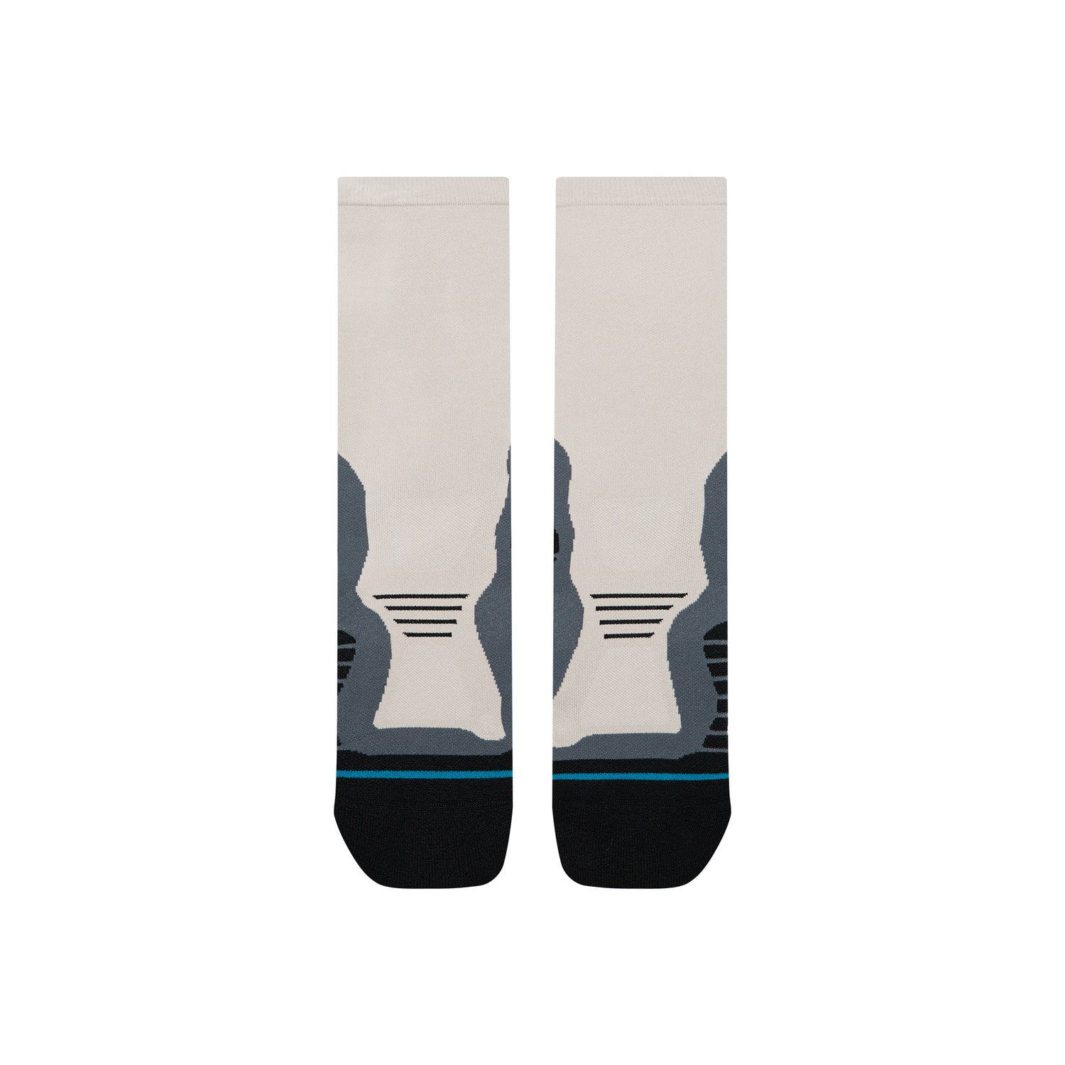 Light Performance Crew Socks - Pace Light Grey