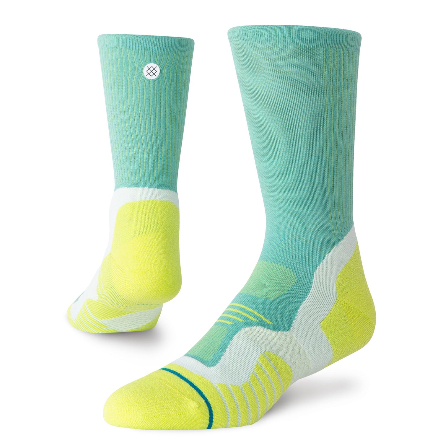 Performance Crew Socks - Pace Teal