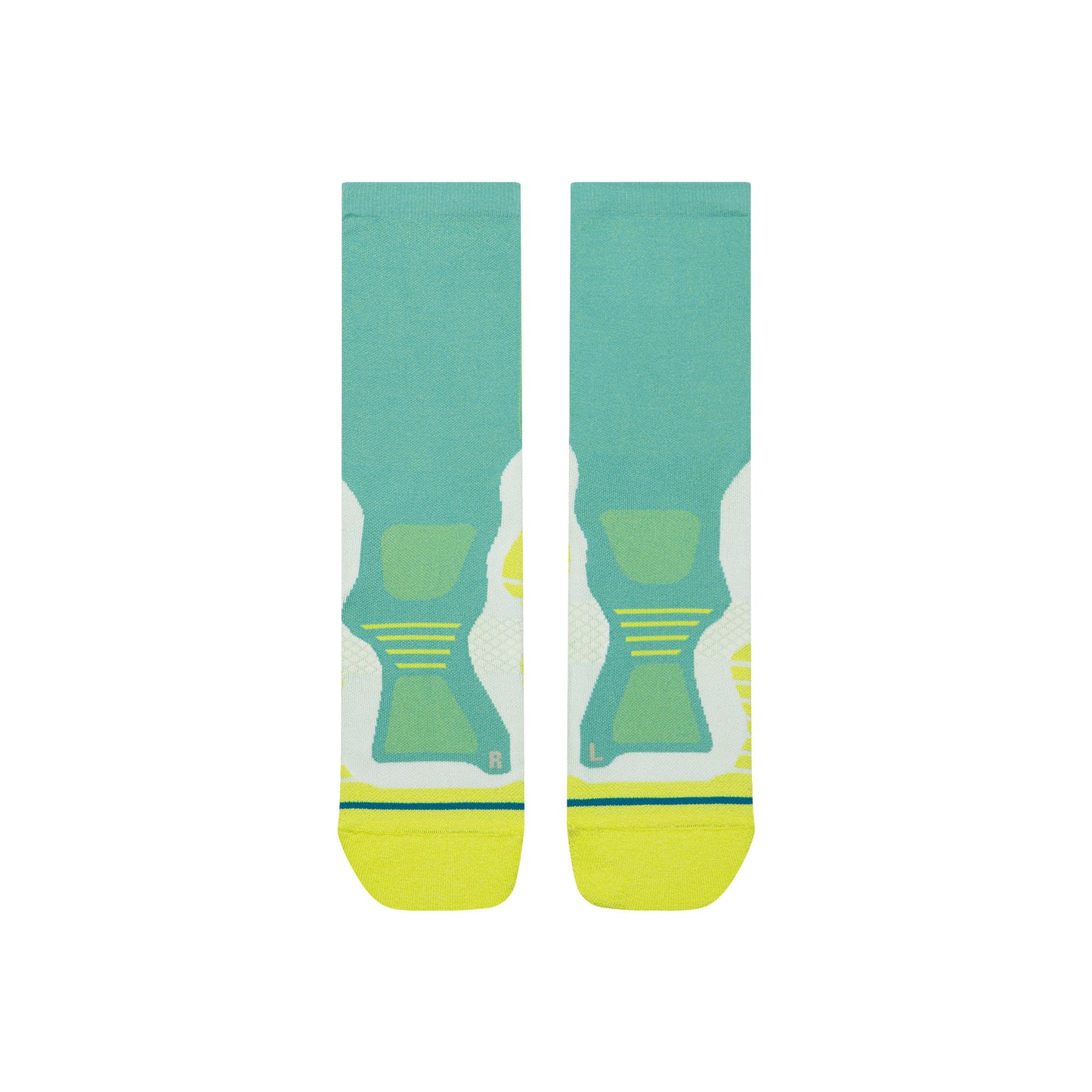 Performance Crew Socks - Pace Teal