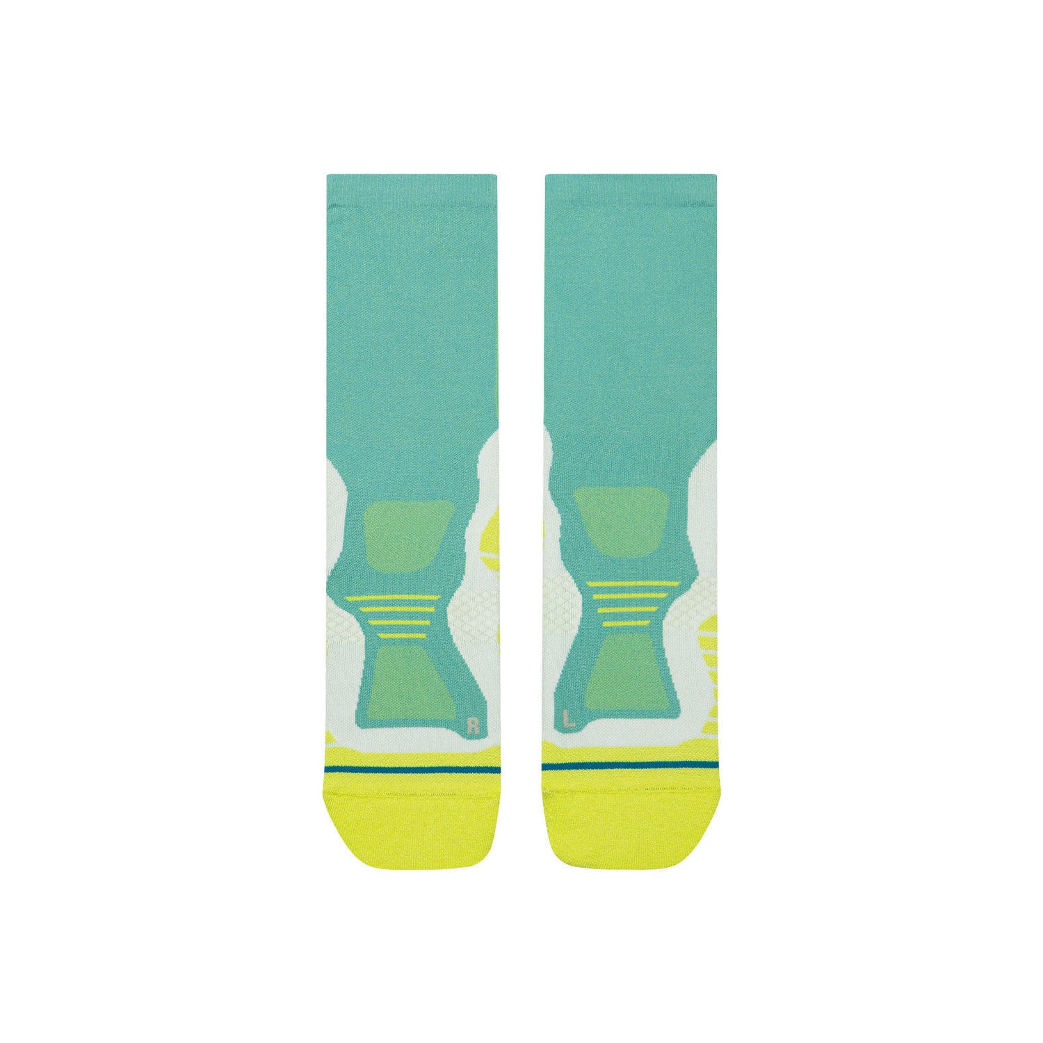 Performance Crew Socks - Pace Teal