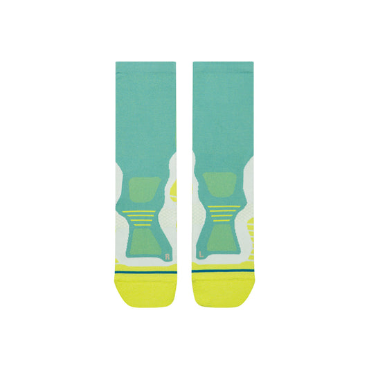 Performance Crew Socks - Pace Teal