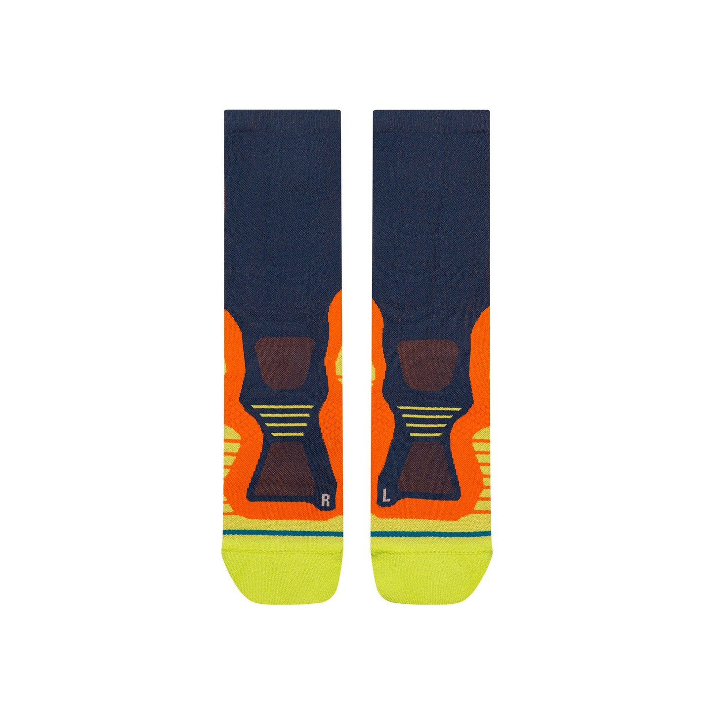 Light Performance Crew Socks - Pace Turbulence