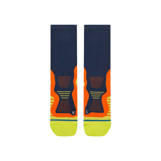 Light Performance Crew Socks - Pace Turbulence