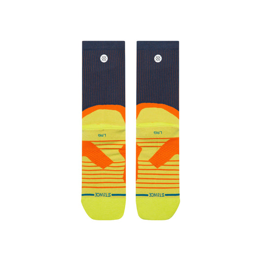 Light Performance Crew Socks - Pace Turbulence