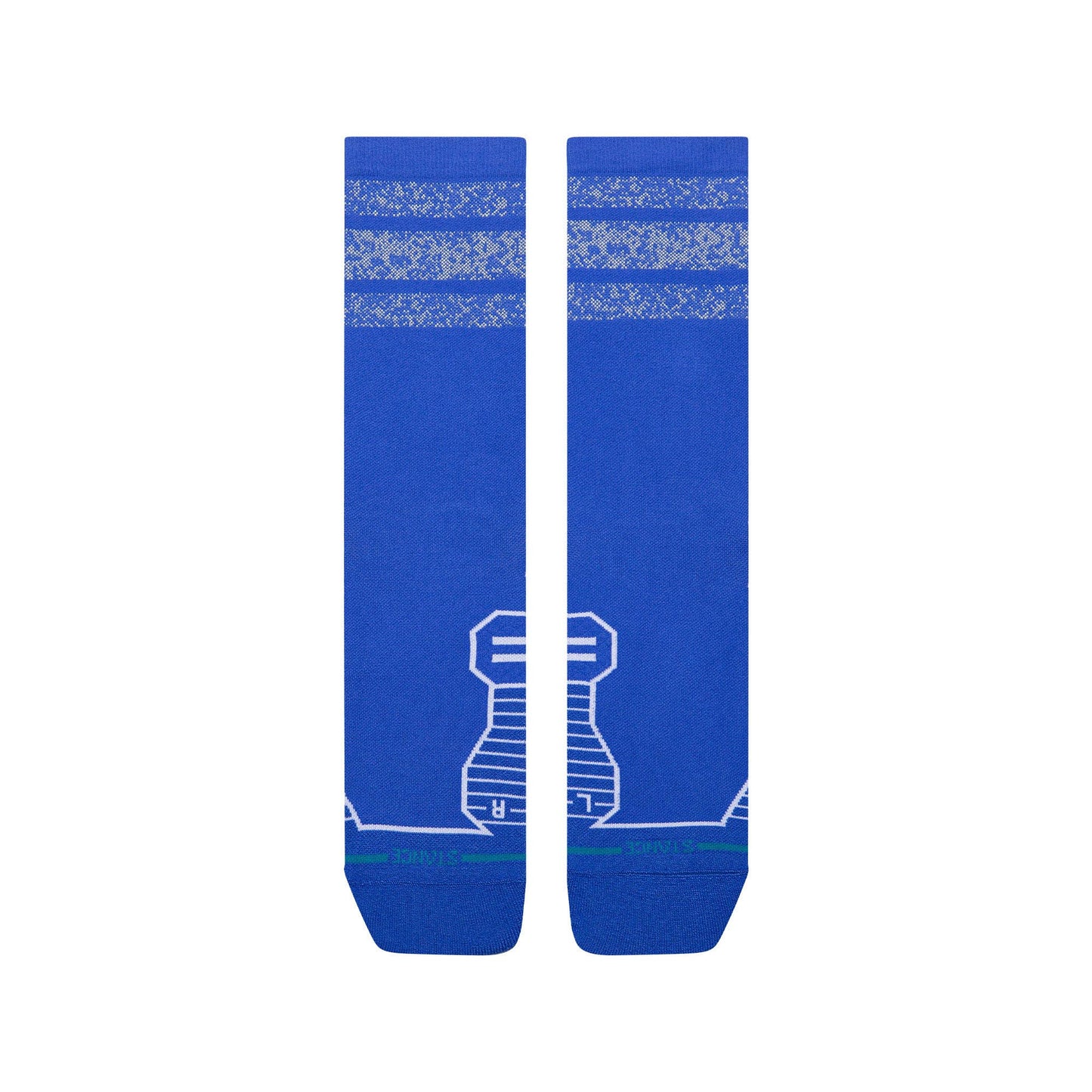 Light Performance Crew Socks - Boyd Reflector Cobalt Blue
