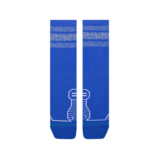 Light Performance Crew Socks - Boyd Reflector Cobalt Blue