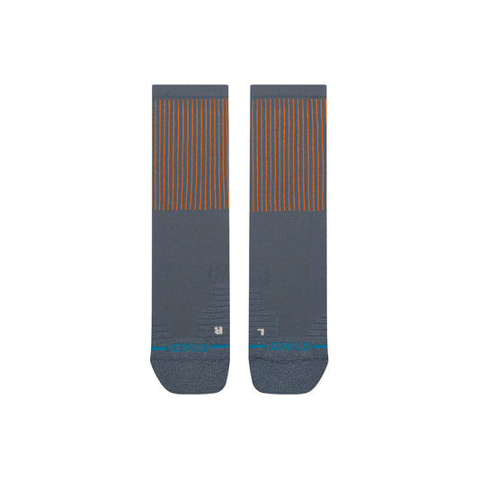 Medium Performance Crew Socks - Pop Stitch Ribbed
