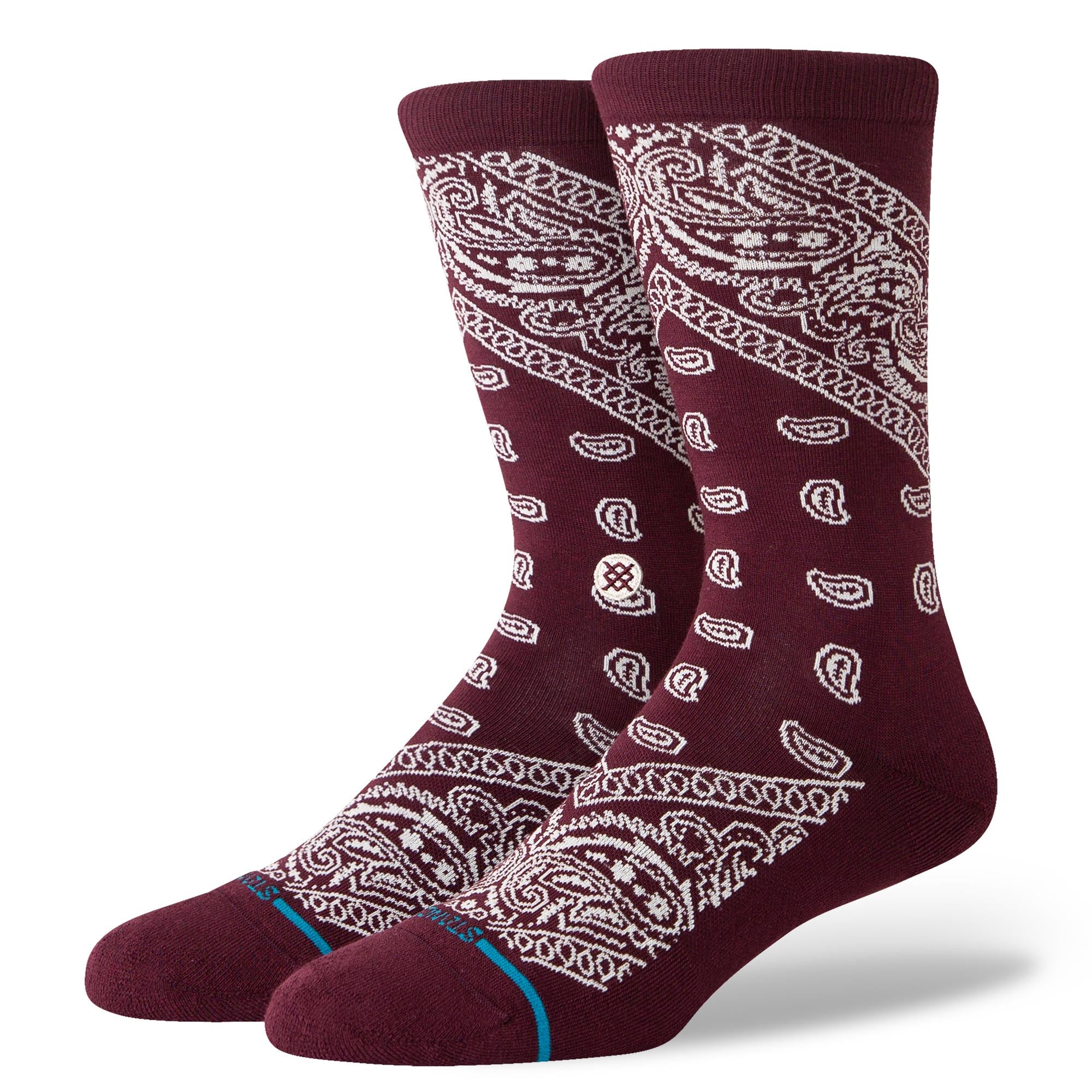 Stance Crew Socks – Barrio Design, Mit Komfort-Polsterung, Für Herren