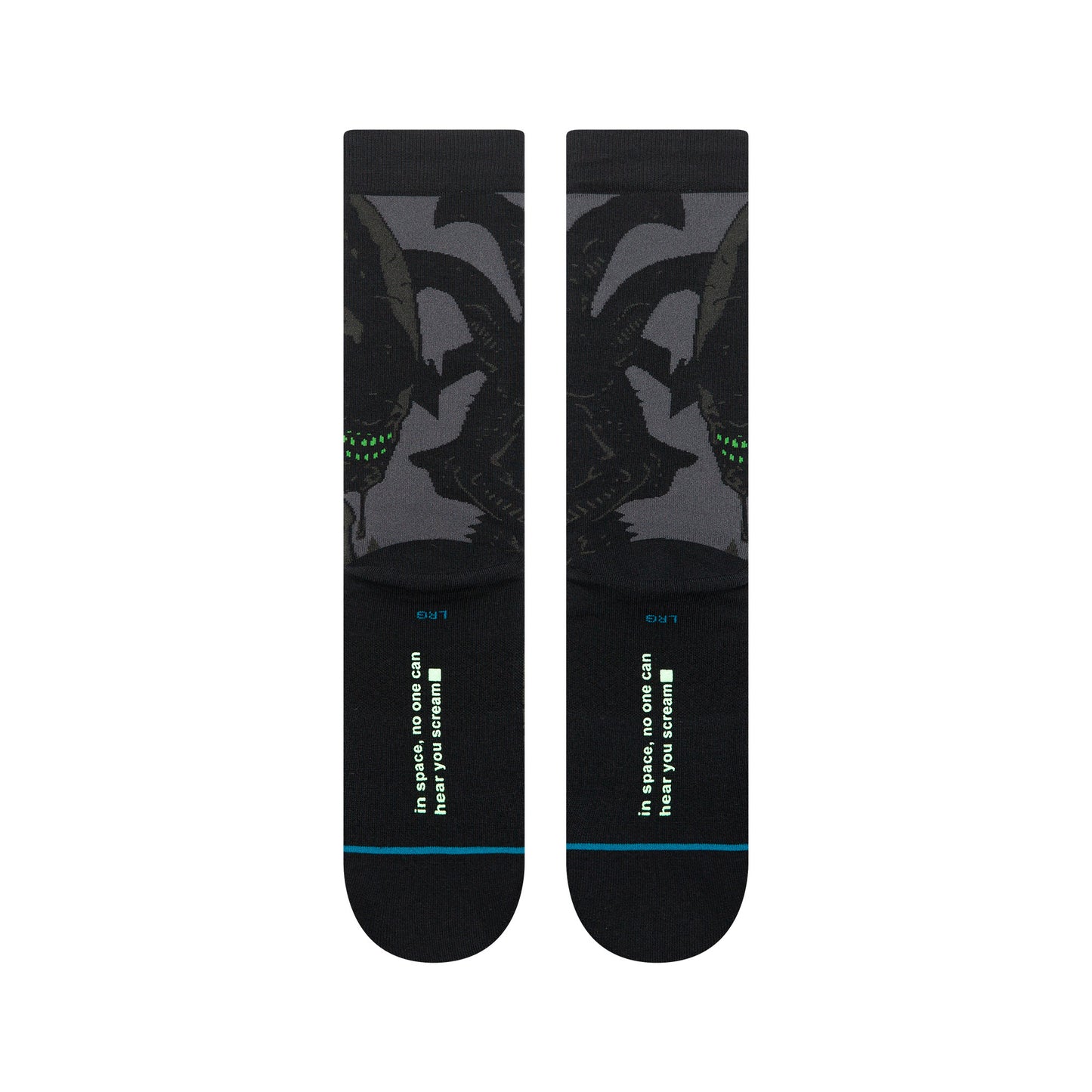 Alien Crew Socks - Xenomorph
