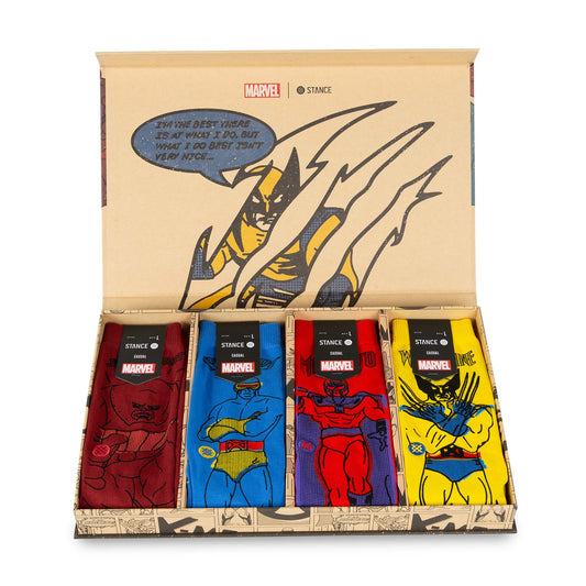 MARVEL XMEN CREW SOCKS BOX SET