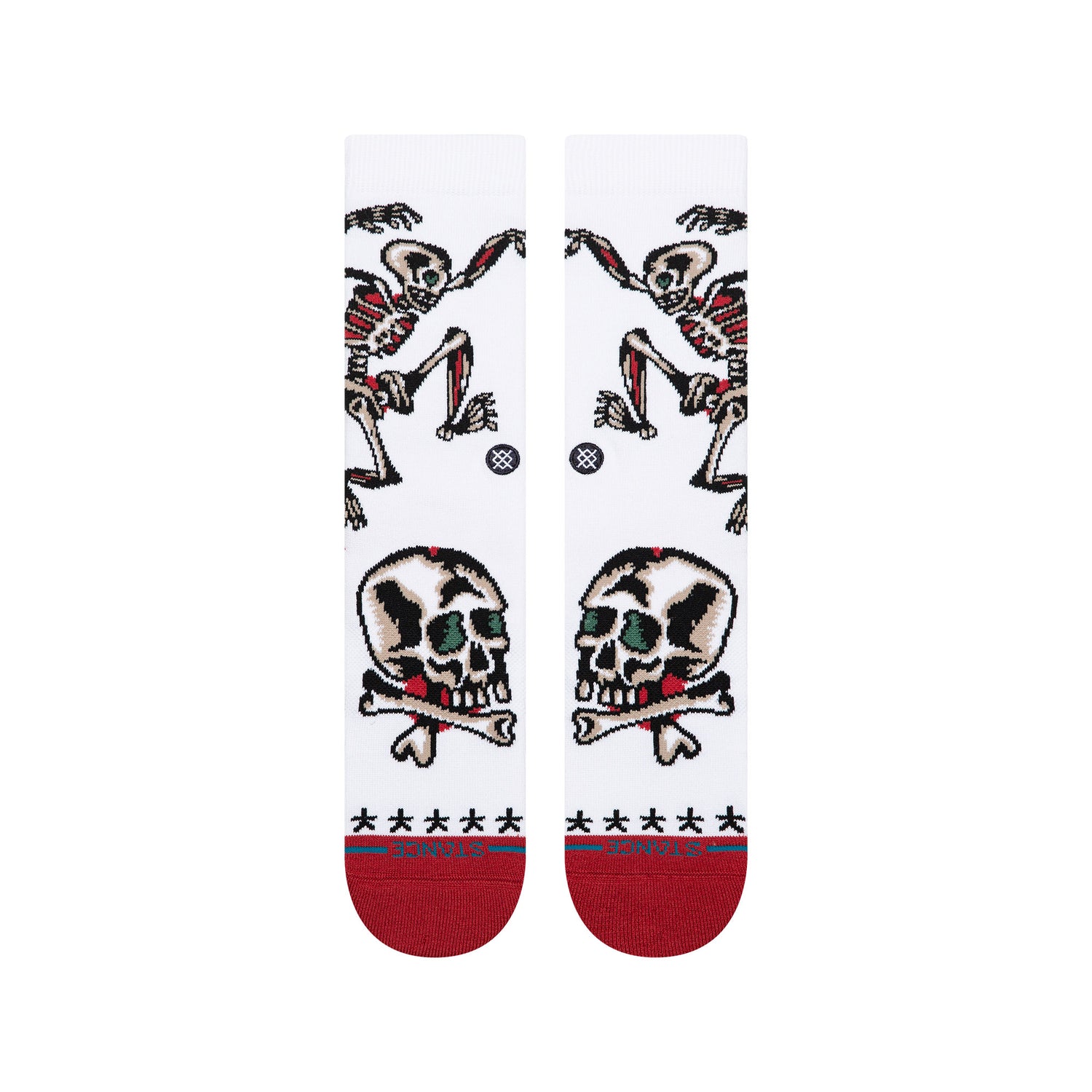 Bert Krak Crew Socks - Skeleton