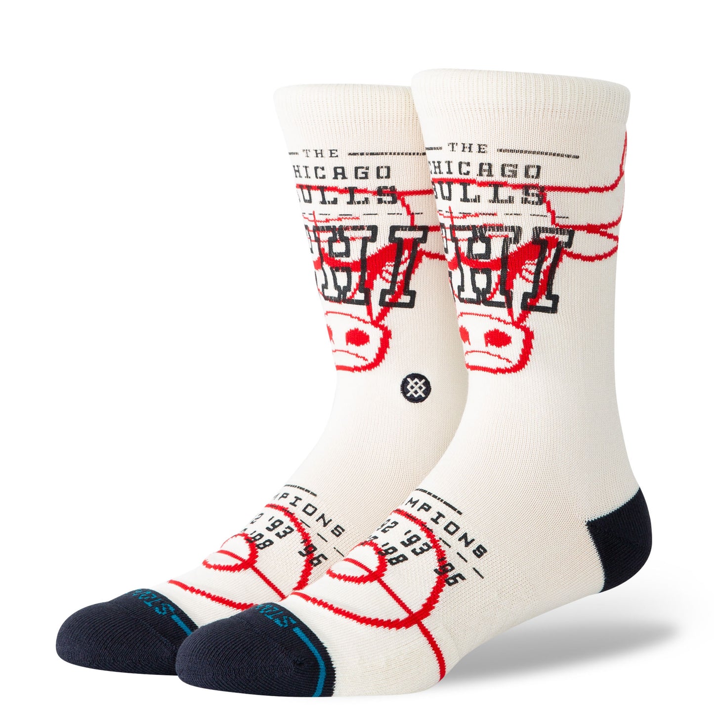 Banner NBA Crew Socks - Chicago Bulls