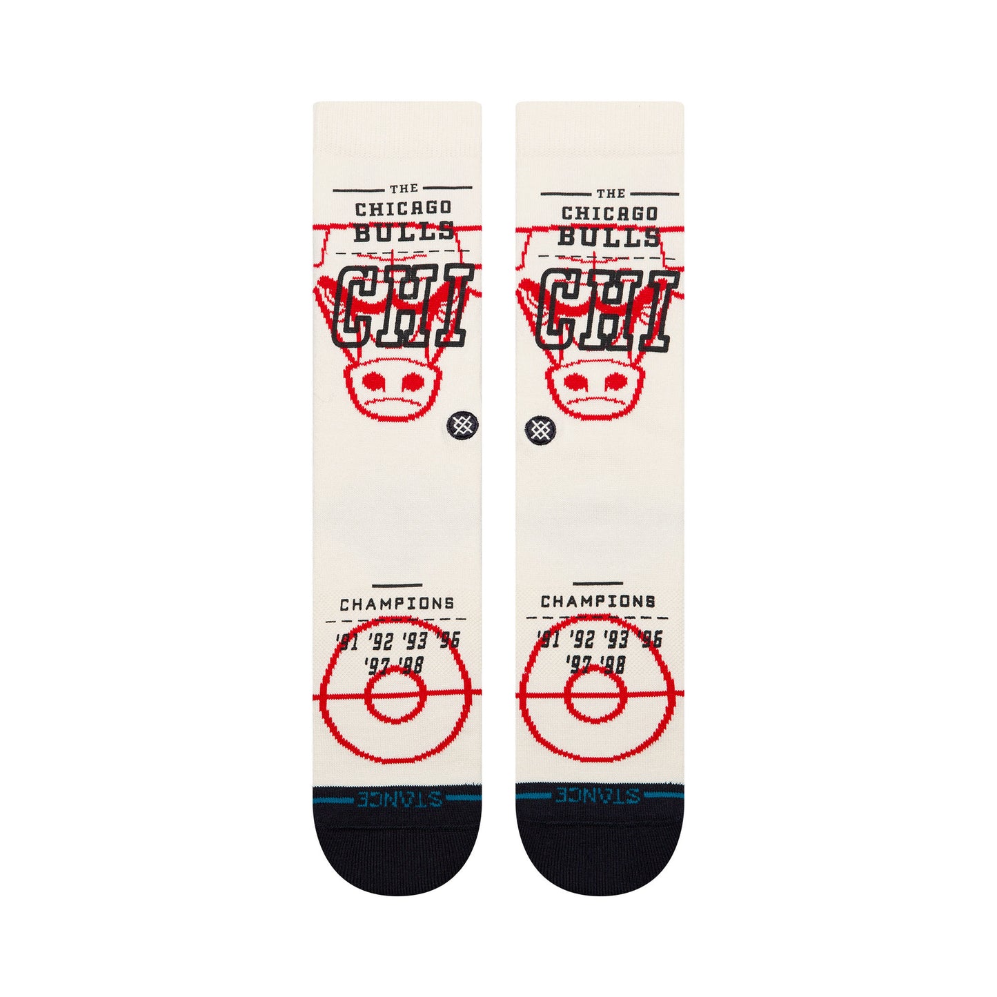 Banner NBA Crew Socks - Chicago Bulls